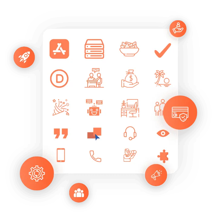 50+ Custom Icons