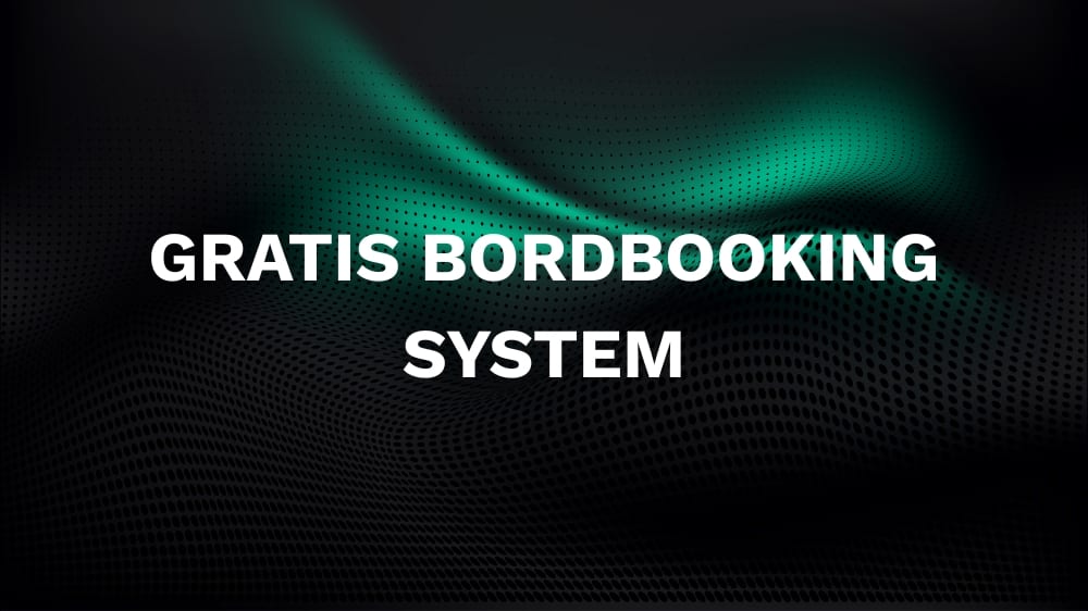 Gratis bordbooking system